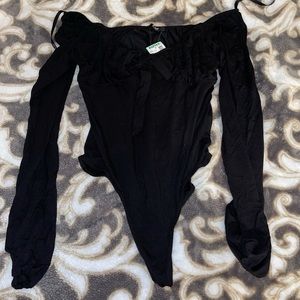 Black papaya bodysuit